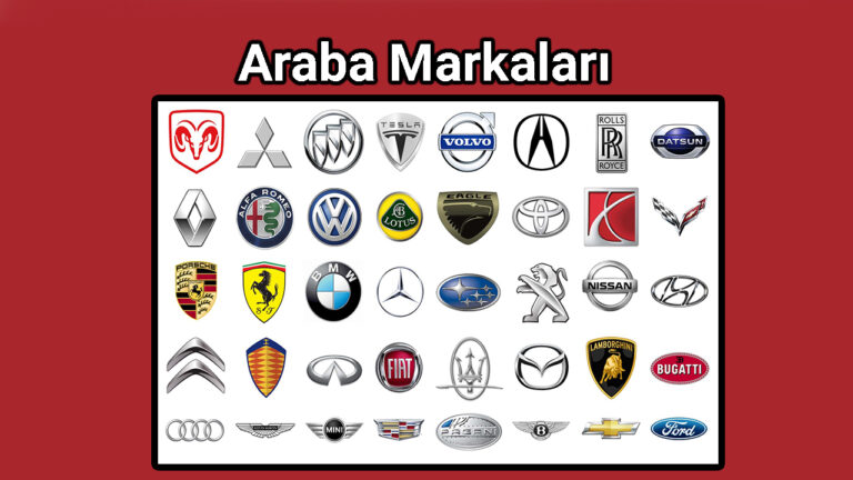 Araba Markaları (Tüm Ülkeler) Listesi